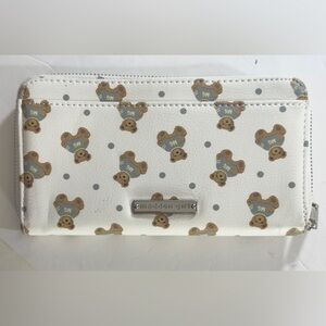 Madden Girl zip around wallet with teddy bear design tech wallet Women’s bags